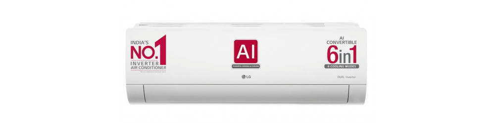 Air conditioner: LG 1 Ton 3 Star Rs.33240 to Rs.34990